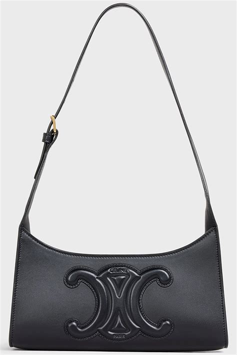 celine cuir triomphe shoulder bag|Celine snakeskin bag.